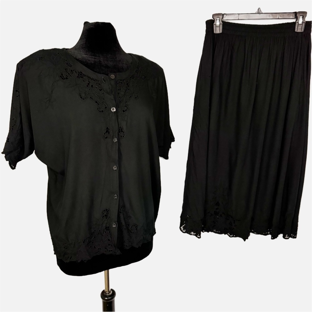 😻VTG Petite Sophisticate Business Casual Skirt Set